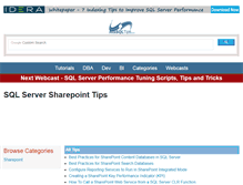 Tablet Screenshot of mssharepointtips.com